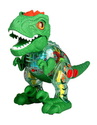 Toy Assemblable Transparent Dinosaur Durable Transparent for Gift
