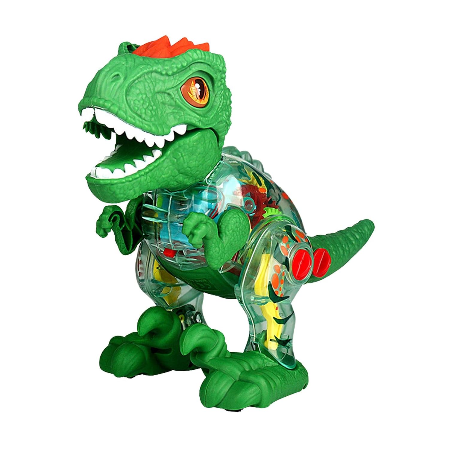 Toy Assemblable Transparent Dinosaur Durable Transparent for Gift