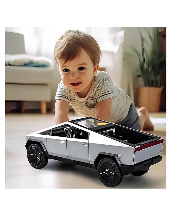 Tesla Cyber Truck with Openable Doors, Lights And Sound Music