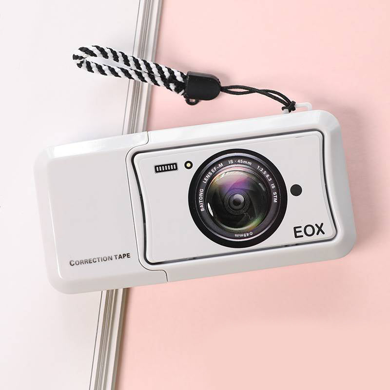 Bitoon BT-7377 Fashion Camera Correction Tape – Stylish and Easy-to-Use Stationery for School and Office | OnlineSesasta.com