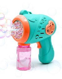Bubble Machine for Kids Automatic Bubble Gun with 1 Bubble Solution (Multicolor)
