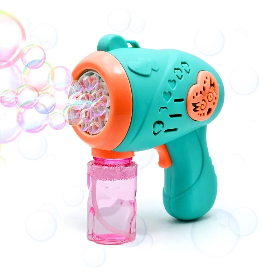 Bubble Machine for Kids Automatic Bubble Gun with 1 Bubble Solution (Multicolor)
