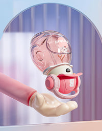 Cartoon Earphone Bear Water Bottle For Kids
