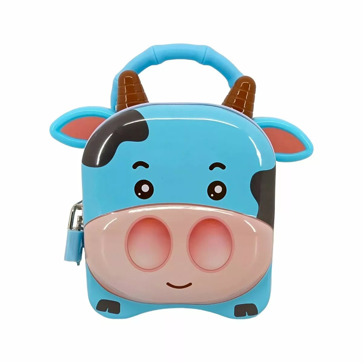 Cute Cow Money Safe Piggy Bank with Lock