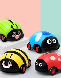 Two-Way Pull Back Insect-Themed Mini Racing Car Toy
