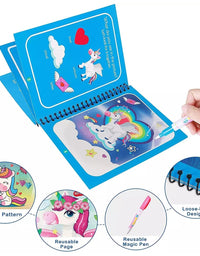 Magical Water Drawing Book – Fun and Safe Learning Toy for Kids (Size13*19cm)
