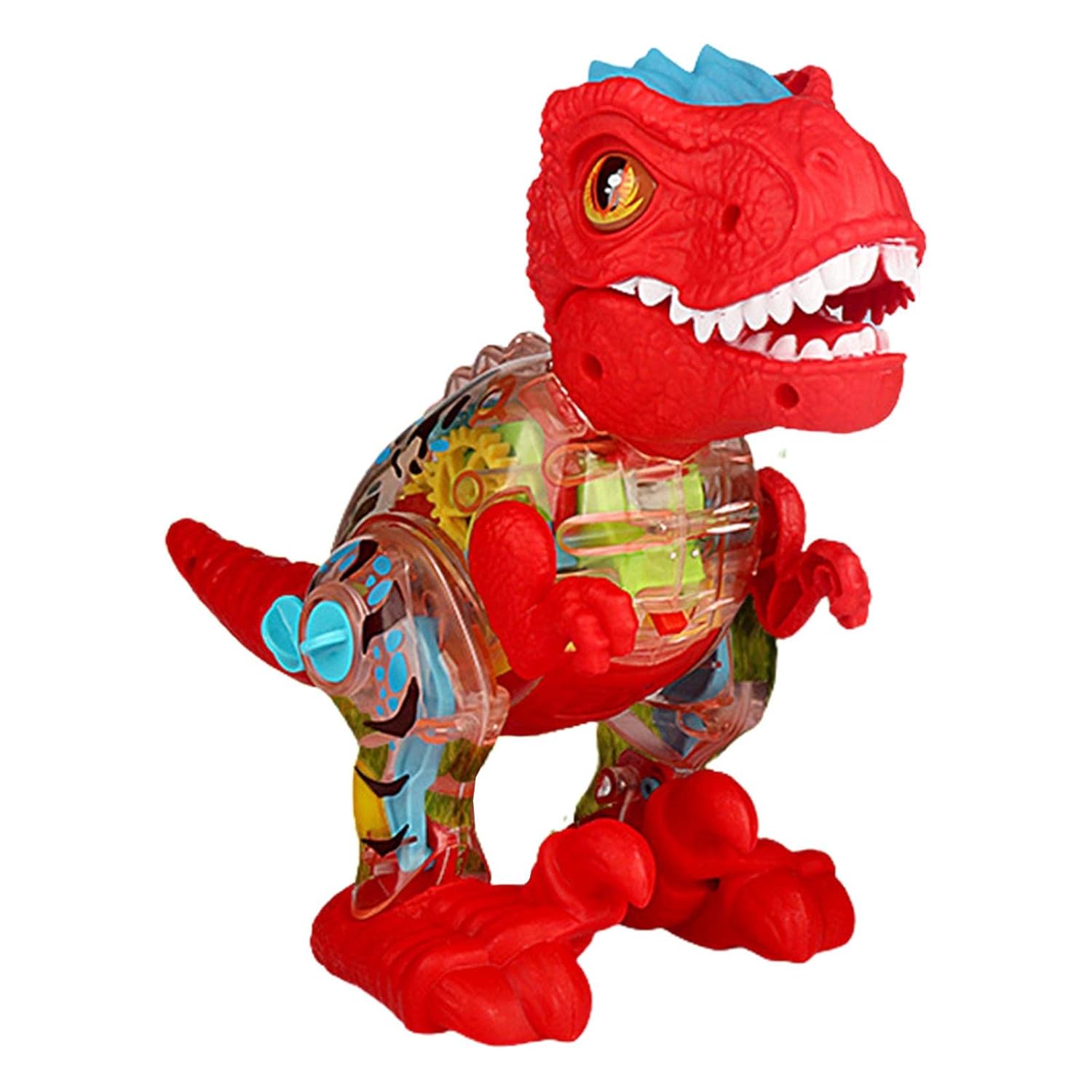Toy Assemblable Transparent Dinosaur Durable Transparent for Gift
