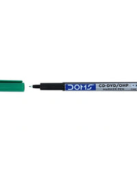 DOMS Permanent Marker Pen (Black,Red,Blue,Green)
