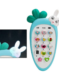 Carrot Shape Musical Baby Phone Toy – Interactive Light and Sound Learning Toy for Babies and Toddlers | OnlineSesasta.com
