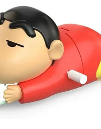 Crawling Shinchan Toy with Clock – Cute Cartoon Action Figure for Kids
