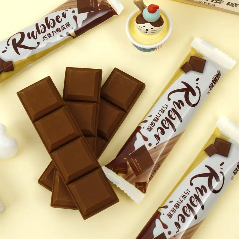 Chocolate Bar Shaped Eraser