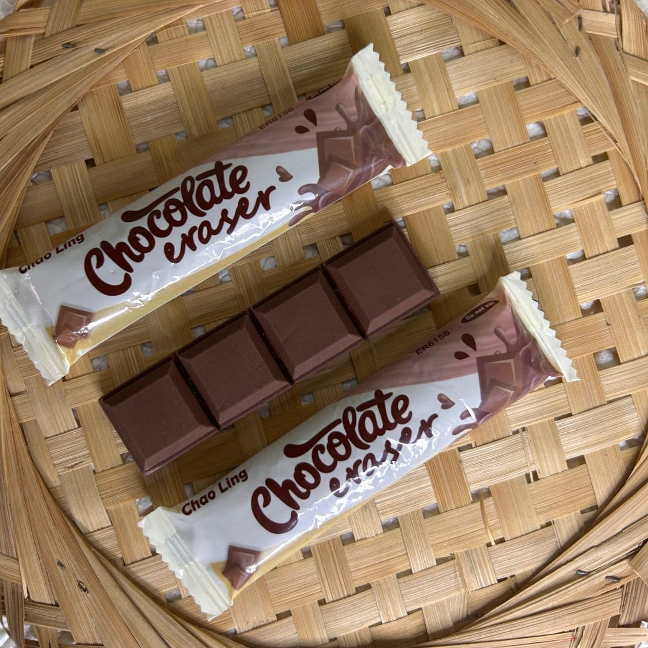 Chocolate Bar Shaped Eraser