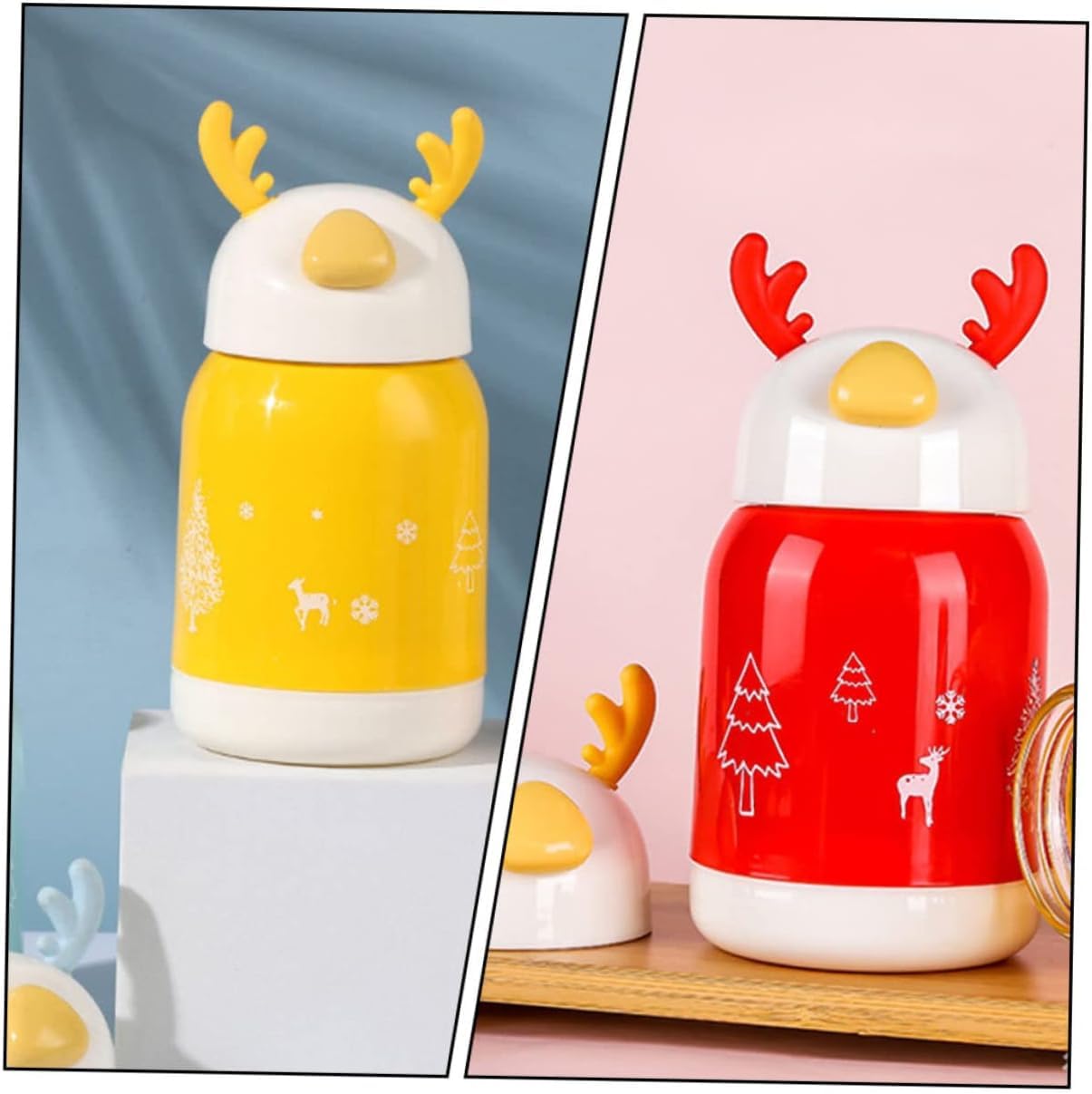 Small Premium Water Bottle Insulated Glass Bottle with Outer Plastic Cover