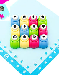 Craft Hole Punch Shapes Set,Small Paper Puncher for Kids
