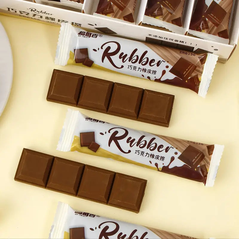 Chocolate Bar Shaped Eraser