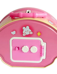 Cinnamoroll Themed Money Saving Tin Coin Bank with Password Lock
