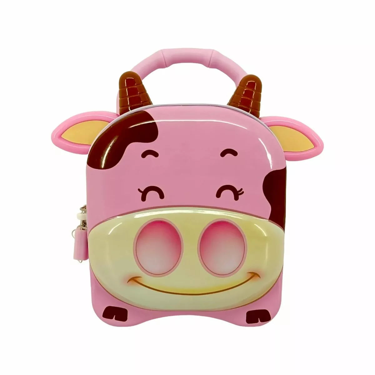 Cute Cow Money Safe Piggy Bank with Lock