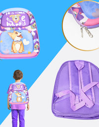 Cute 3D Cartoon Kids Backpack with Activity Kit
