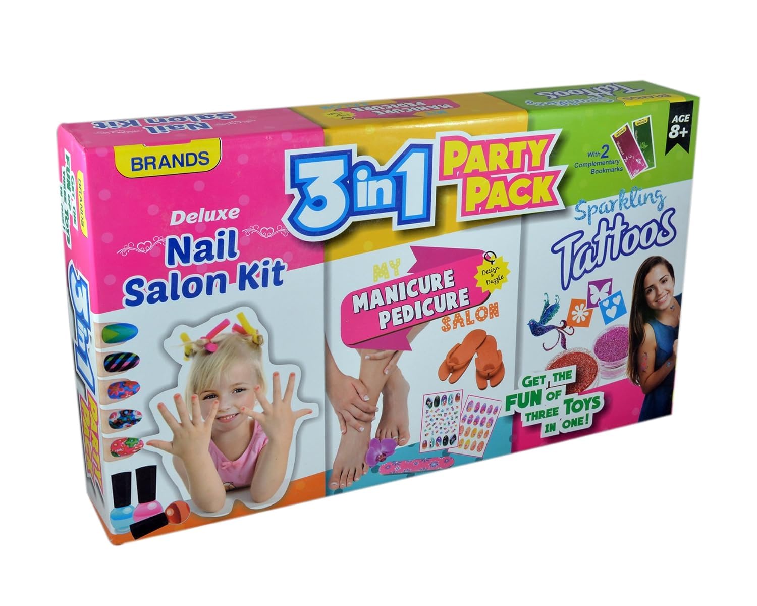 3 in 1 Party Pack Deluxe Nail Salon Kit
