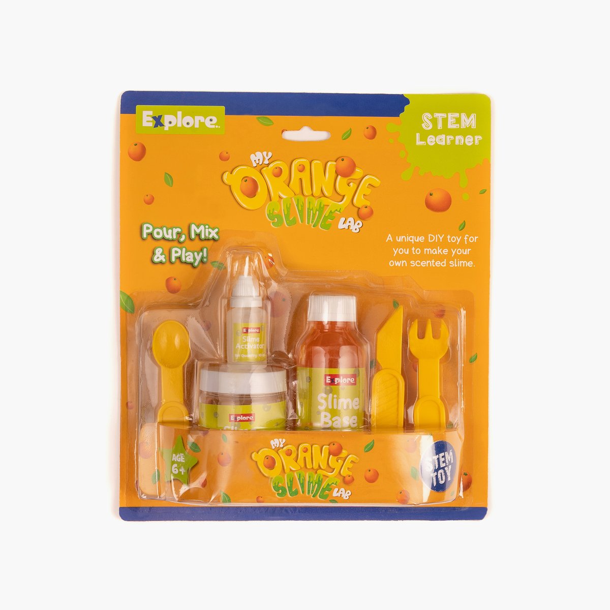 DIY Orange Slime Lab STEM Kit
