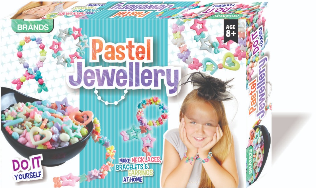 Pastel Jewellery DIY Kit for Girls | Jewellery Toy Game for Girls