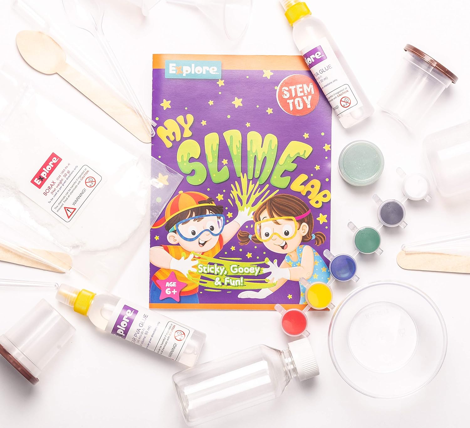 My Slime Lab (Learning & Educational DIY Activity Toy Kit