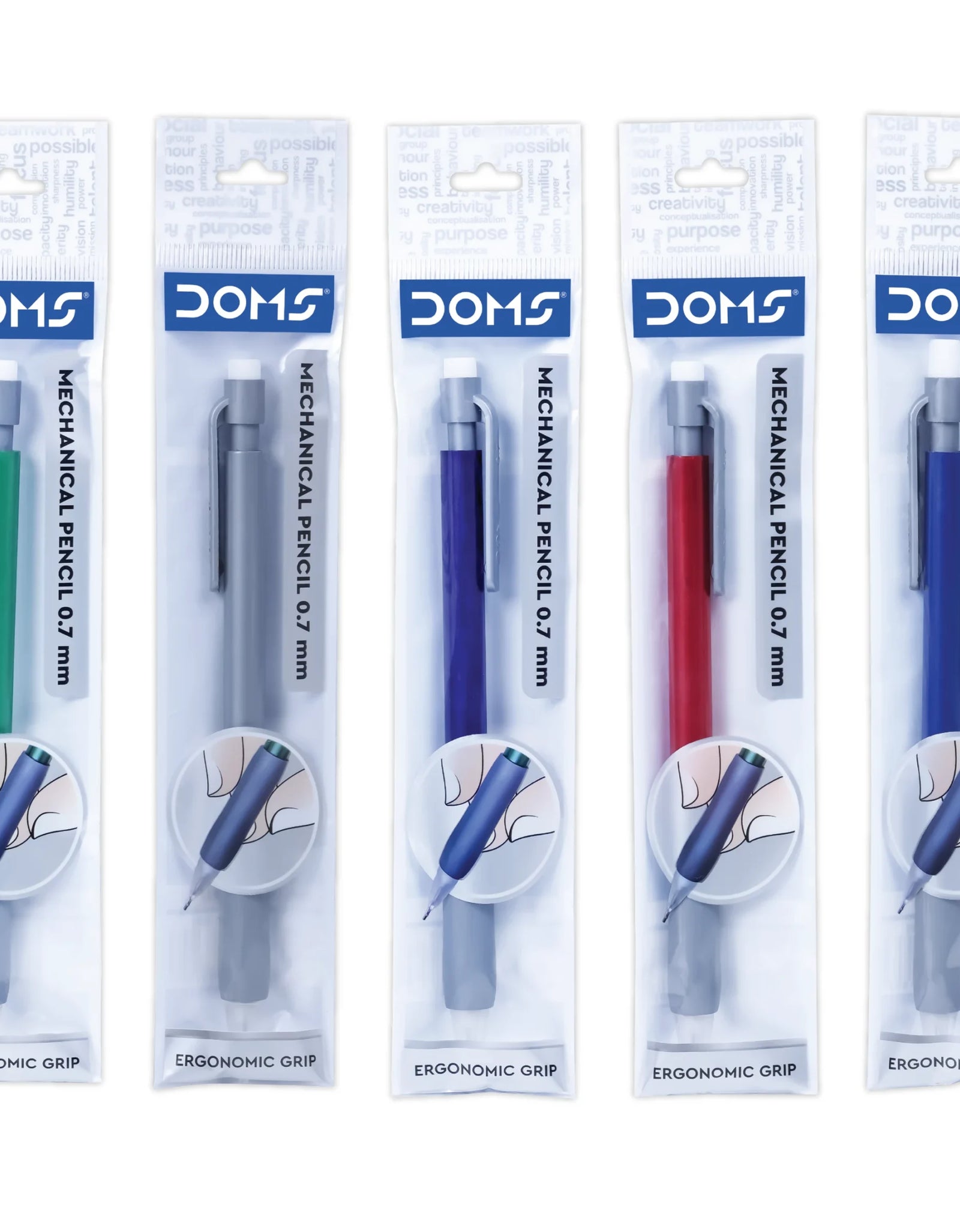 DOMS Mechanical Pencil 0.7 MM (Multicolor)-As per Stock