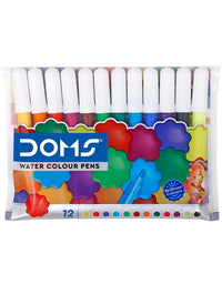DOMS Watercolour Pens 12 Shades Mini
