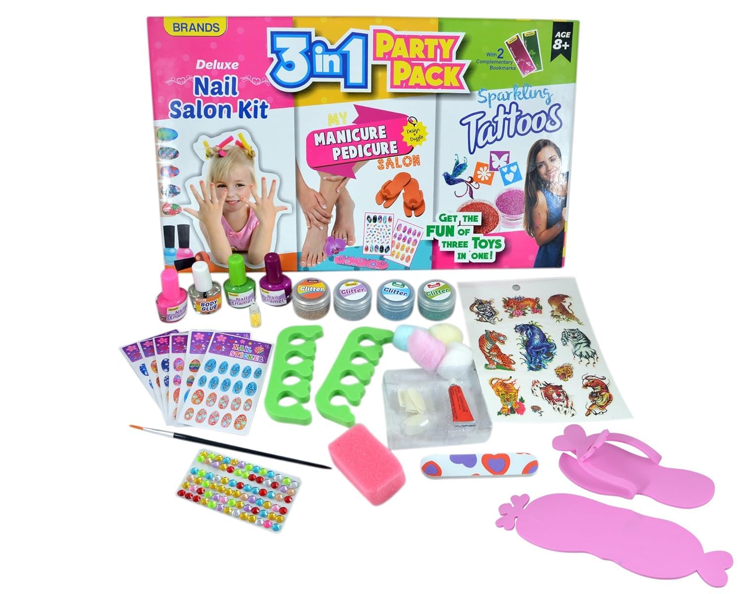 3 in 1 Party Pack Deluxe Nail Salon Kit