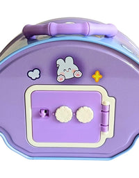 Cinnamoroll Themed Money Saving Tin Coin Bank with Password Lock

