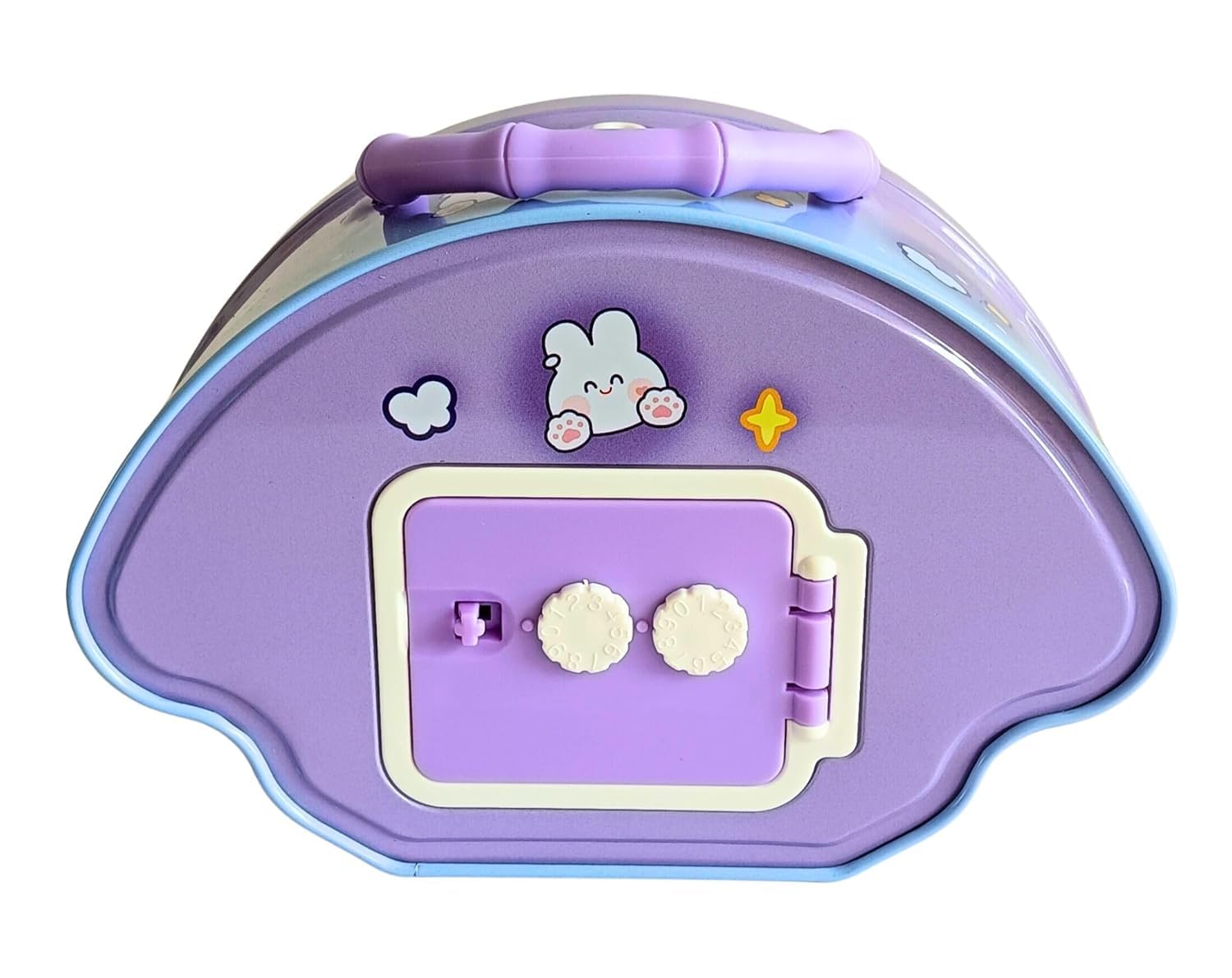 Cinnamoroll Themed Money Saving Tin Coin Bank with Password Lock
