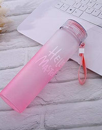 Hello Master Glass Water Bottle/Transparent Water Bottle

