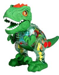 Toy Assemblable Transparent Dinosaur Durable Transparent for Gift
