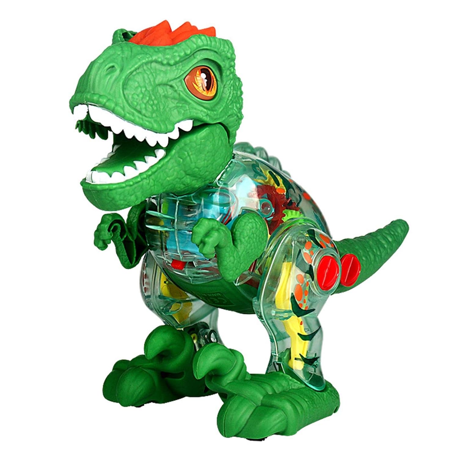 Toy Assemblable Transparent Dinosaur Durable Transparent for Gift