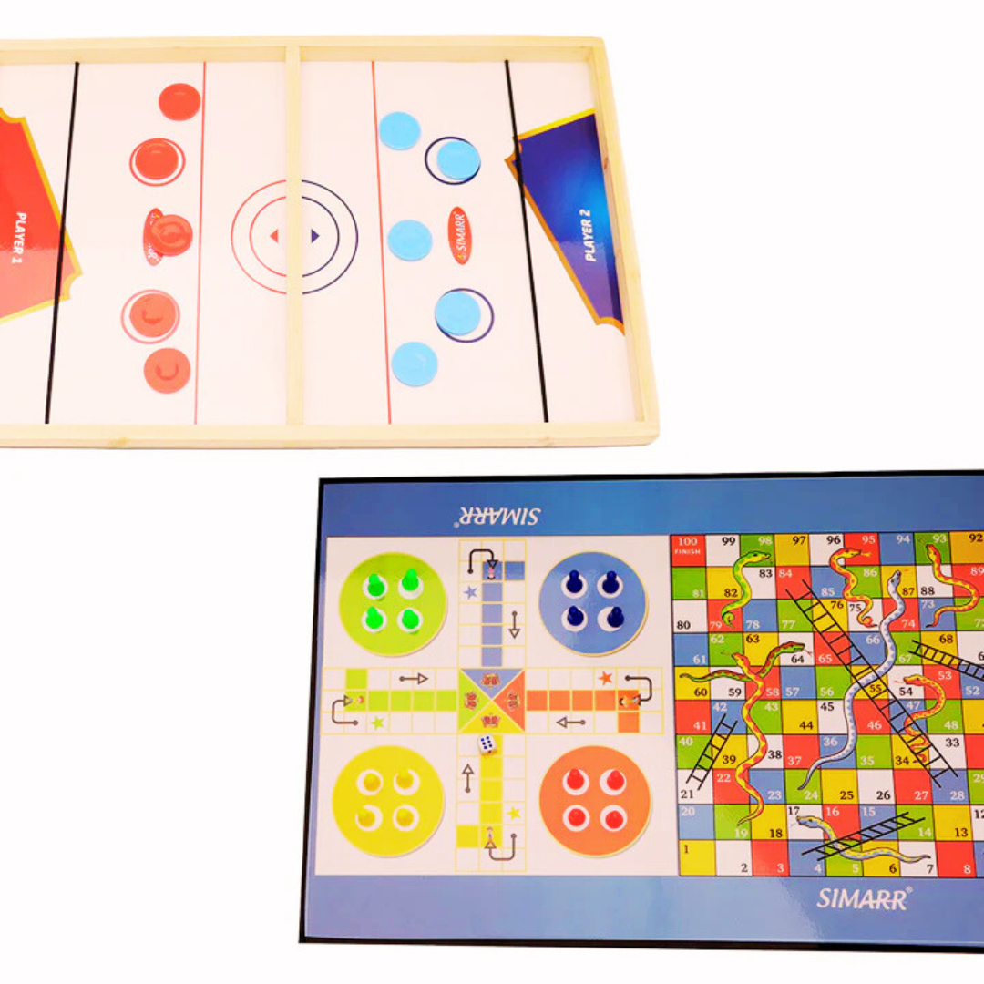 3-in-1 string hockey game – engaging and competitive tabletop play set for children and families