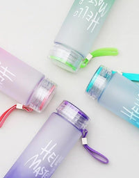 Hello Master Glass Water Bottle/Transparent Water Bottle
