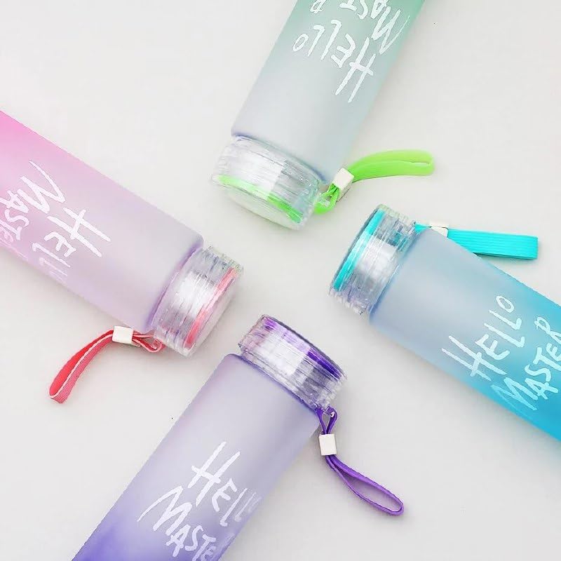 Hello Master Glass Water Bottle/Transparent Water Bottle