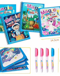 Magical Water Drawing Book – Fun and Safe Learning Toy for Kids (Size13*19cm)
