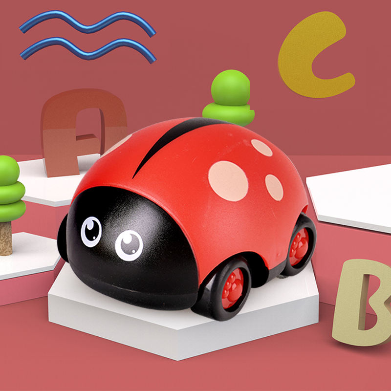 Two-Way Pull Back Insect-Themed Mini Racing Car Toy
