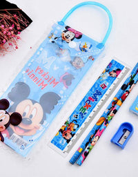 Cute Stationery Gift Set with Transparent Carry Pouch
