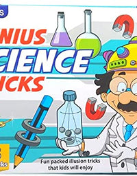 Genius Science Kit with 45 Fun Tricks for Age 6+ Kids
