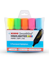 Kores Smoothline Highlighters – (SET of 5)
