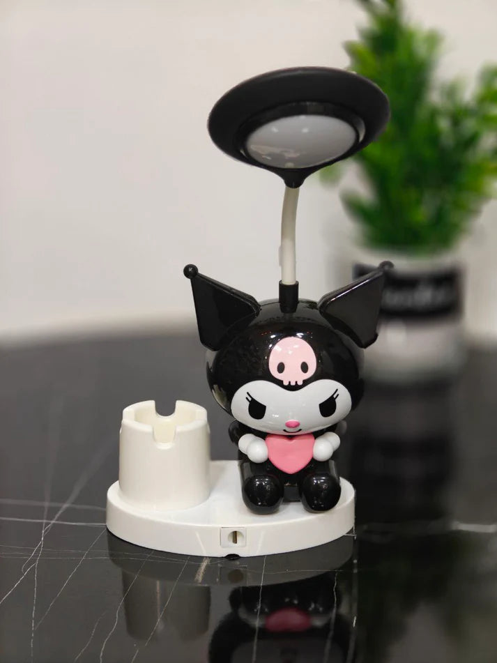 Kromi Pen Stand With Lamp (Color May Vary)