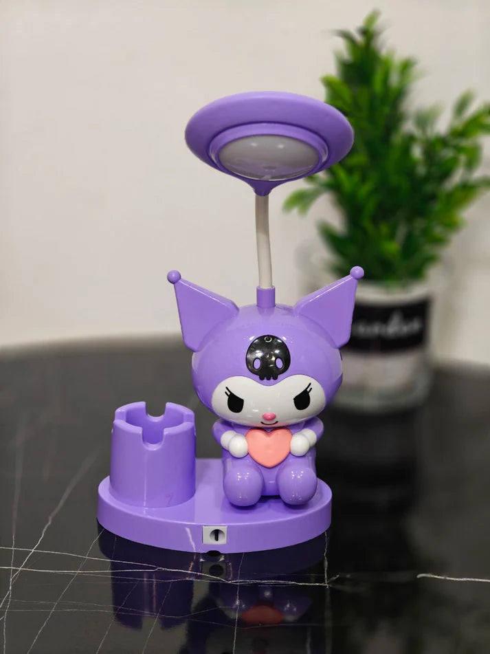 Kromi Pen Stand With Lamp (Color May Vary)