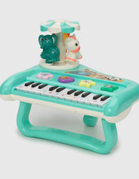 Animal Concert Musical Piano for Kids – Rotary Electronic Organ with Lights & Sound
