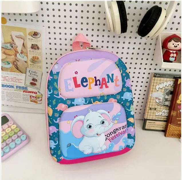 Cute 3D Cartoon Kids Backpack with Activity Kit
