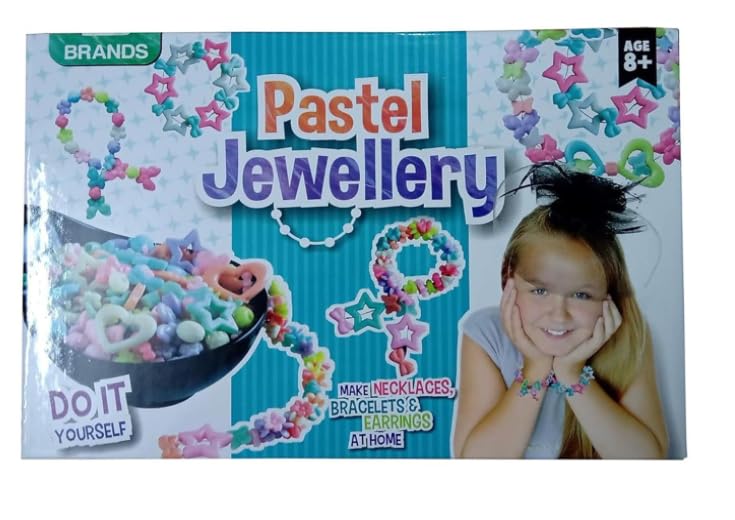 Pastel Jewellery DIY Kit for Girls | Jewellery Toy Game for Girls