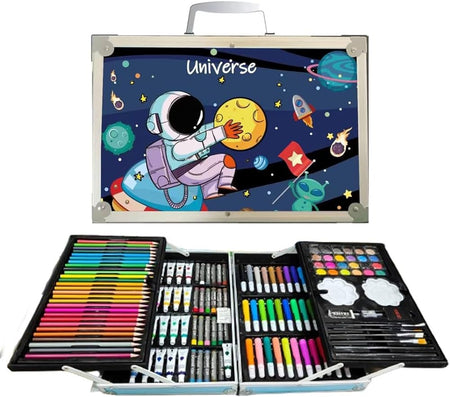 Deluxe Art Drawing Colour Suitcase Kit Set for Kids