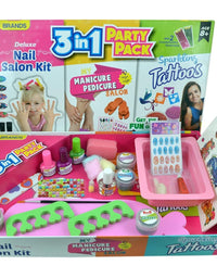 3 in 1 Party Pack Deluxe Nail Salon Kit
