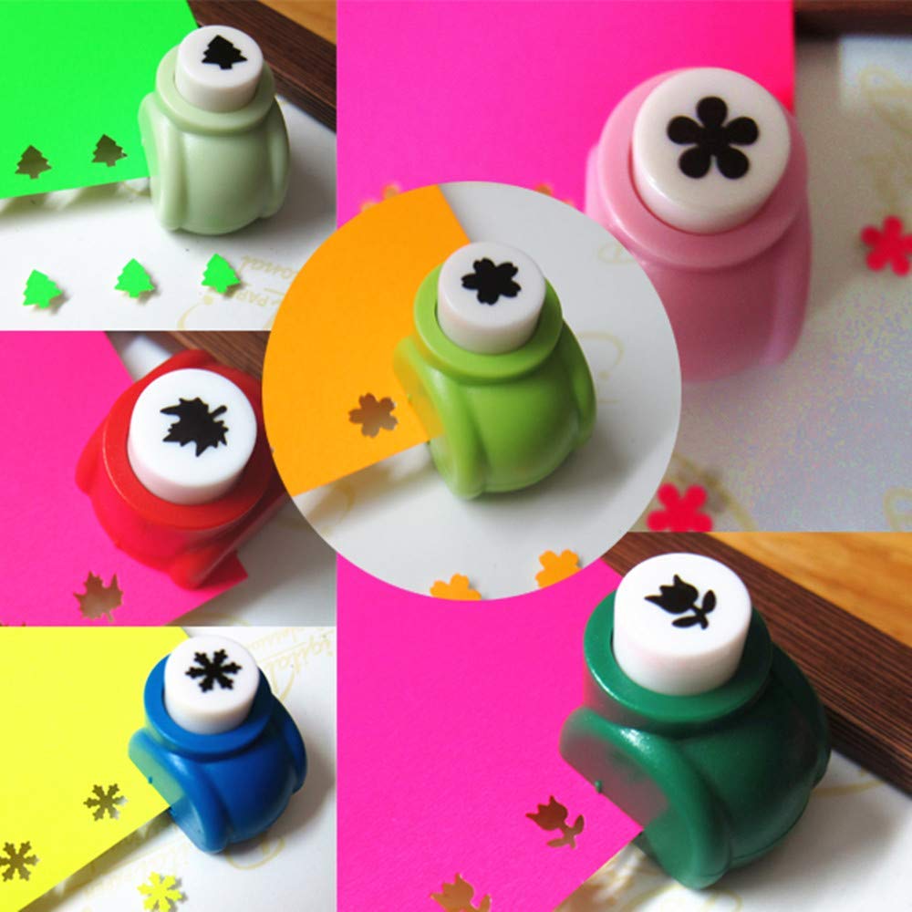 Craft Hole Punch Shapes Set,Small Paper Puncher for Kids